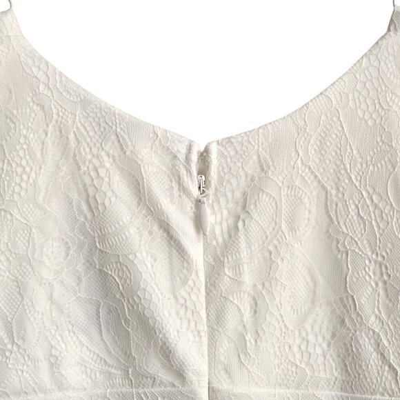 Torrid NWT Mini Stretch Lace V Neck Tiered Flare Dress Sz 12 - Picture 4 of 13